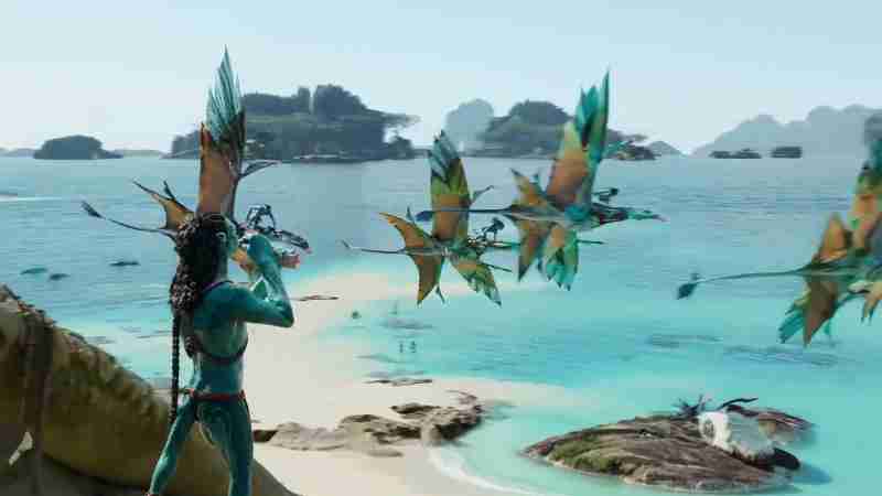 Official Avatar 2: The Way of Water Movie Trailer 2022 | More ➤ https://KinoCheck.com/App | Sam Worthington Movie Trailer | Cinema: 16 Dec 2022, Digital: 28 Mar 2023, Disney+: 7 Jun 2023, Re-Release:  - Digital concept art for illustrative purpose, tags: avatar: riedizione 3d di - Monok